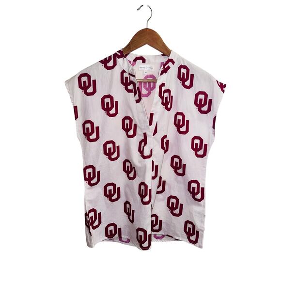 Stewart Simmons OU Women’s Team Button‑Up Med• University of Oklahoma Print - Picture 9 of 15